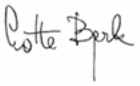Lotte Berk's signature